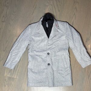 Appaman Light Gray Kids Pea Coat